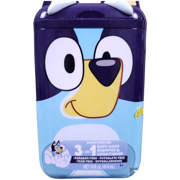 Lot of 3 Bluey 3-in-1 Body Wash Shampoo & Conditioner Limited Edition NEW - Picture 3 of 4